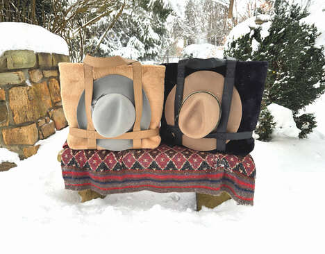 Multifunctional Travel Totes - Sidney Byron Debuts Hat-Carrying Bags with Vegan Materials (TrendHunter.com)
