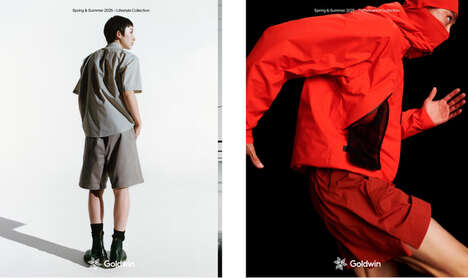 Elegantly Practical Performance Apparel - Goldwin Unveils its New Lookbooks for Spring/Summer 2025 (TrendHunter.com)