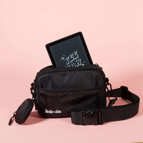Sophisticated Belt Bags - 'The Clio' is a Versatile Bag for Bookworms and Tech Enthusiasts (TrendHunter.com)