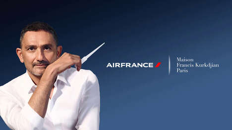 Luxury Travel Fragrances - Francis Kurkdjian Crafted Air France's AF001 Signature Scent (TrendHunter.com)