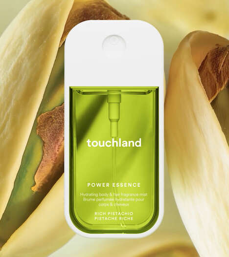 Mood-Boosting Body Mists - Touchland's Power Essence Body and Hair Mists are Sensorial (TrendHunter.com)