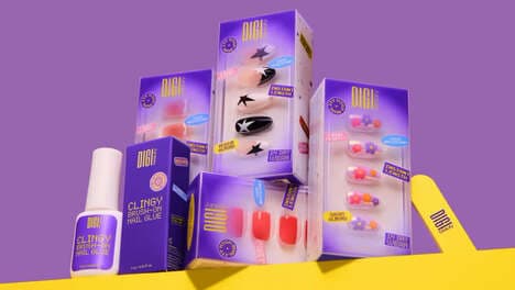 Playful False Nails - Digi Beauty is a Bold Collab Offering Ultra-Playful Nail Art (TrendHunter.com)