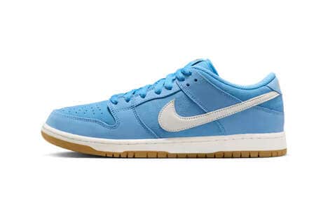 Blue Tonal Skate Sneakers - Nike's SB Dunk Low Gets a University Blue Colorway Palette (TrendHunter.com)