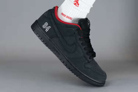 Stealthy Collaborative Skate Footwear - Nike and Supreme Launch a New SB Dunk Low Sneaker (TrendHunter.com)