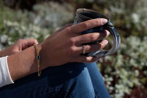 Timeless Mocha-Mousse-Inspired Rings - Cove Fine Jewelry Spotlights its Signature 'Cove Ring' (TrendHunter.com)