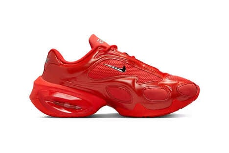 Habanero-Inspired Bold Tonal Sneakers - Nike's Air Max Muse Gets a Habanero Red Colorway (TrendHunter.com)
