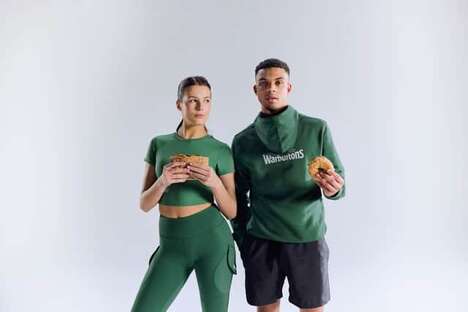 Bread-Branded Activewear - Warburtons Snacktive Wear Includes the Crumb-Catcher Hoodie and More (TrendHunter.com)