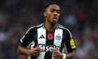 Newcastle’s Joe Willock demands social media tackles ‘lowlifes’ over racist posts