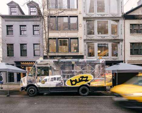 90's Archival Footwear Pop-Ups - Dr. Martens Hosted a 'Buzz Bus' in NYC (TrendHunter.com)