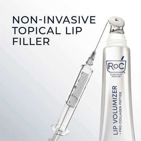 Non-Invasive Lip-Volumizing Products - RoC Skincare Debuted the Derm Correxion® Lip Volumizer (TrendHunter.com)