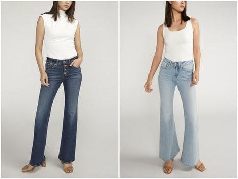 Iconic Flared Denim Jeans - Silver Jeans Captures Kendrick Lamar's Super Bowl Look with These Styles (TrendHunter.com)