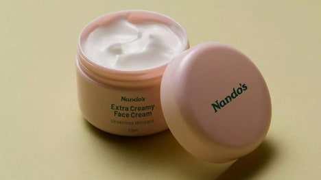Condiment-Inspired Skincare - Nando's Garlic & Pepper Sauce Inspired the Extra Creamy Face Cream (TrendHunter.com)
