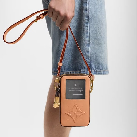 Luxury MP3 Player Purses - The Louis Vuitton Music Player Wearable Wallet Arrives This Spring (TrendHunter.com)