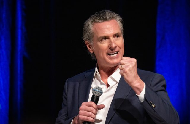 Gavin Newsom's podcast debut is not going over well with some liberals