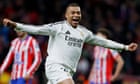 Mbappé and Vinícius investigated by Uefa before Arsenal quarter-final