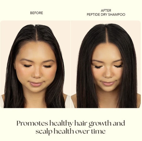 Multi-Functional Dry Shampoos - HAIRtamin's Peptide Dry Shampoo Supports Hair Growth & Scalp Health (TrendHunter.com)