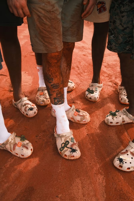 Australia-Honoring Clog Designs - The StreetX x Crocs Classic Clog Pays Homage to the Outback (TrendHunter.com)