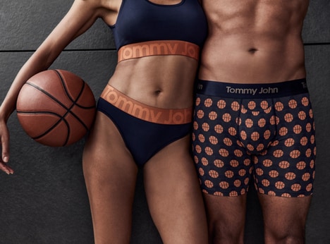 Basketball-Inspired Undergarments - Tommy John’s Tournament Collection is Trusted by NBA Stars (TrendHunter.com)