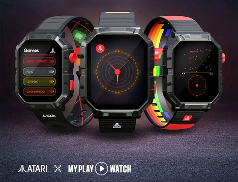 Retro Gaming Smartwatches - The Atari 2600 My Play Smartwatch Has Four Classic Games (TrendHunter.com)