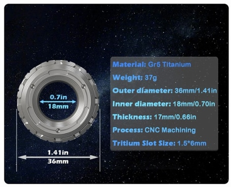 Industrial Fidget-Friendly Rings - This 9-Zone Titanium Mechanical Ring Satisfies Fidget Needs (TrendHunter.com)