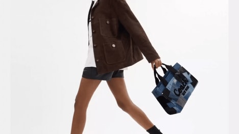 Luxury Upcycled Bags - Coach Officially Launches Bags Made from Recycled Leather and Vintage Denim (TrendHunter.com)