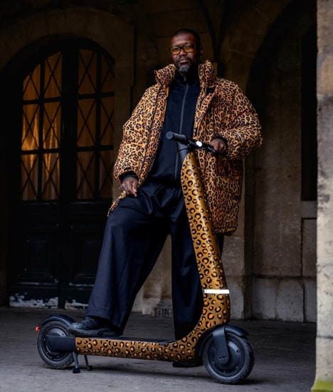 Collaborative Stylish Scooters - The Bo X Cissé: Leopard Edition Scooter Has a Bold Design (TrendHunter.com)