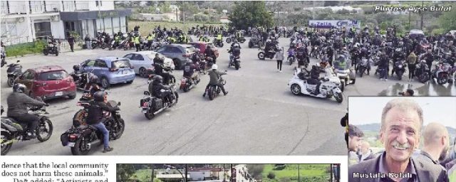 3/8/2025: News: Motorcyclists gather in Karpaz to protest donkey massacre