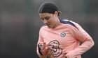 Injured Sam Kerr’s return date remains a mystery, says Chelsea coach
