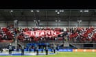 Norwegian club Brann win court ruling over fans’ right to sing ‘Uefa mafia’