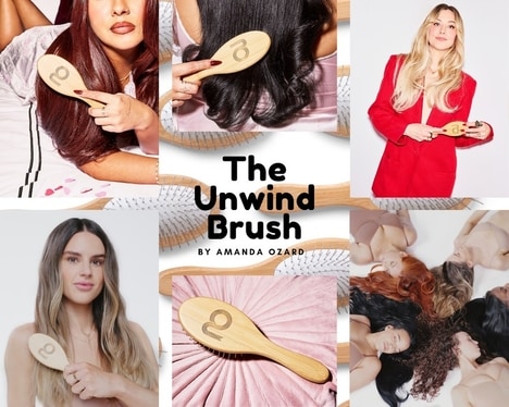 Wellness-Promoting Brush Designs - Celebrity Hairstylist Amanda Ozard Develops the Unwind Brush (TrendHunter.com)