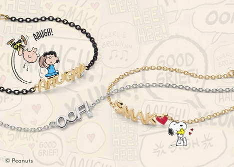 Beloved Comic Jewelery Capsules - Monica Rich Kosann Partners with Peanuts (TrendHunter.com)