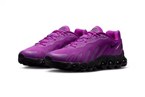 Bold Spring-Ready Layered Sneakers - Nike's Air Max Dn8 Gets a Vivid Purple Colorway (TrendHunter.com)