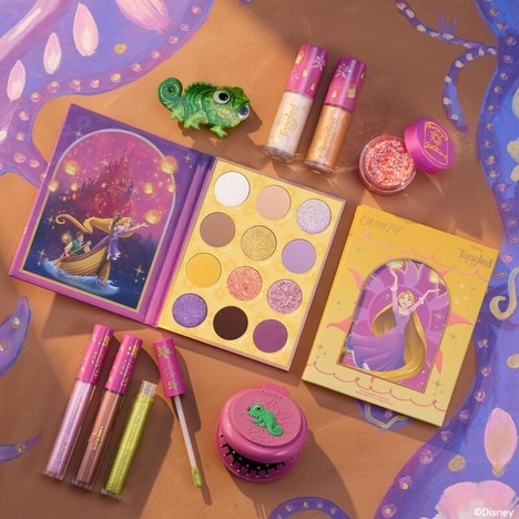 Enchanting Spring-Forward Makeup Capsules - ColourPop Teams Up with Disney for a Tangled Collection (TrendHunter.com)