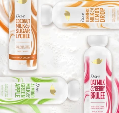 Indulgent Plant Milk Bodywashes - Dove x Chamberlain Coffee Drop a Plant Milk Cleansing Collection (TrendHunter.com)