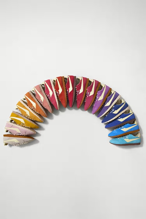 Californian Sunset-Inspired Sneakers - Autry Introduces the Windspin Sneaker to Join its Lineup (TrendHunter.com)