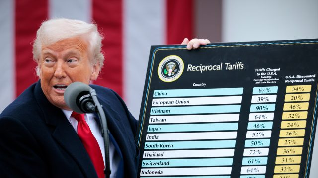 A dozen states sue Trump to halt tariffs