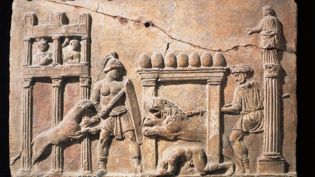 Scientists have found the first proof that ancient humans fought animals