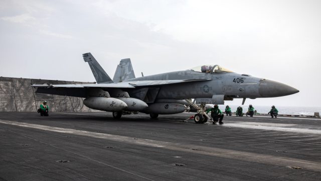 Navy loses $60M fighter jet from aircraft carrier deck