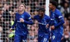 Palmer breaks goal drought as champions Liverpool beaten by Chelsea