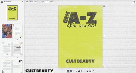 Youth-Safe Skincare Hubs - Cult Beauty's Gen A–Z Hub Educates and Empowers Gen Alpha and Gen Z (TrendHunter.com)