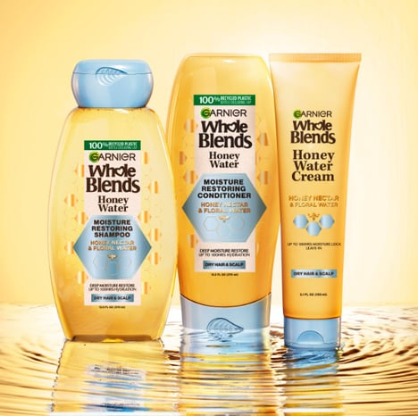 Moisture-Restoring Hair Solutions - Garnier Launches Affordable Honey Water Hair Care Line (TrendHunter.com)