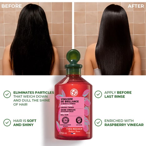 Botanical Hair Vinegars - Yves Rocher’s Shine Vinegar Rinsing Lotion Boasts Enhanced Shine (TrendHunter.com)