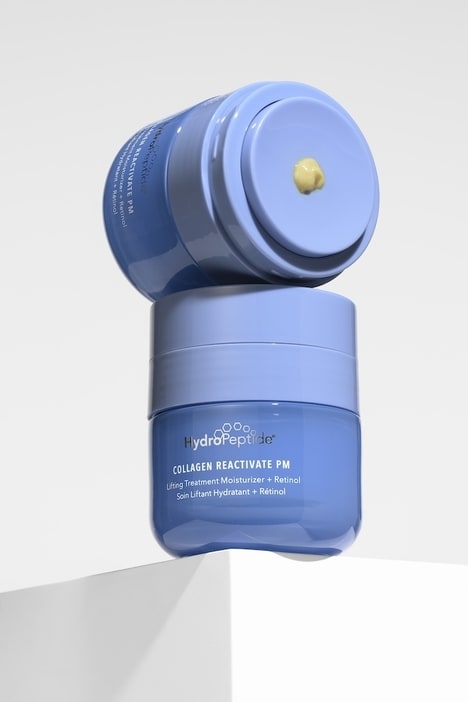 Time-Release Retinol Skincare - HydroPeptide's Collagen Reactivate PM Optimizes Collagen Production (TrendHunter.com)