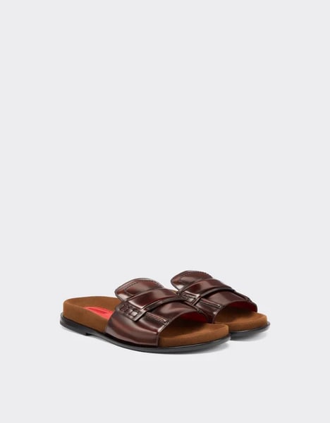 Premium Slip-On Loafers - Ferrari Introduces the Slide Loafers with a Classic Leather Build (TrendHunter.com)