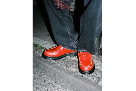 Collaborative Street-Informed Loafers - Supreme and Dr. Marten Join on the Classic Penton Loafer (TrendHunter.com)
