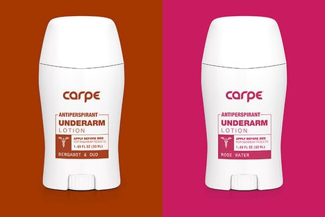 Clinical-Grade Deodorants - The Underarm Antiperspirant from Carpe Delivers Sweat Protection (TrendHunter.com)