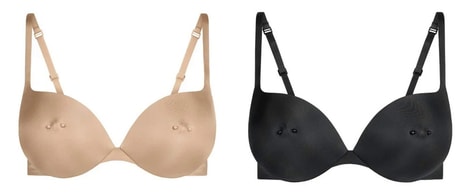 Faux-Piercing Push-Up Garments - SKIMS Presents the Ultimate Pierced Nipple Push-Up Bra (TrendHunter.com)