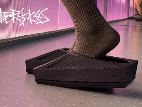 Electric Truck Shoe Concepts - The 'CyberShoes' Footwear Project is Inspired by the Cybertruck (TrendHunter.com)