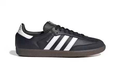 Minimal Collaborative Leather Sneakers - Jeremy Scott and adidas Join Forces on a Samba Model (TrendHunter.com)