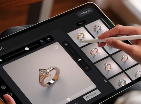 AI-Assisted Jewelry Design Apps - BLNG Quickly Turns Ideas and Sketches into 3D Jewelry Renderings (TrendHunter.com)